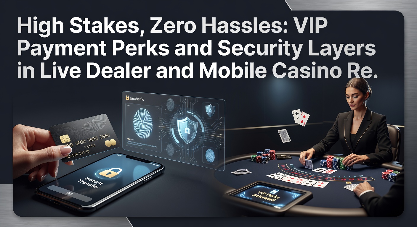 Mobile Casino-App mit VIP-Zahlungsinterface und Live-Dealer-Stream auf Smartphone