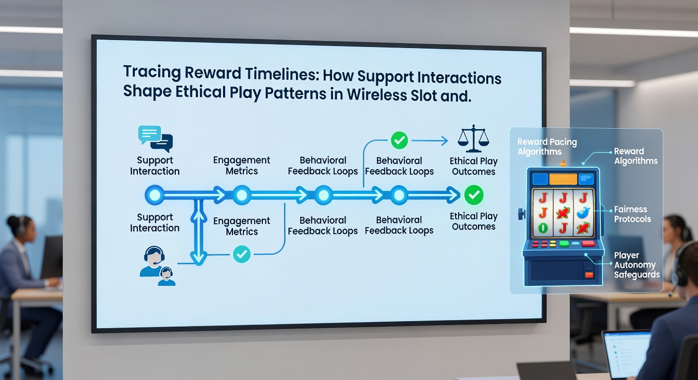 Illustration von Support-Interaktionen und deren Auswirkungen auf Spielverhalten in mobilen Casino-Apps