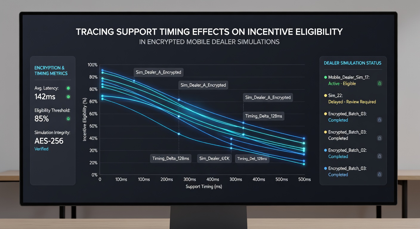 Analyse von Support-Timing-Daten in mobilen Simulationen mit Verschlüsselungsüberlagerung